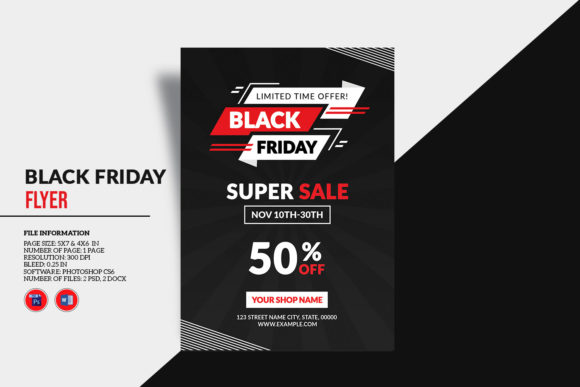 Black Friday Promotional Flyer Template Guide