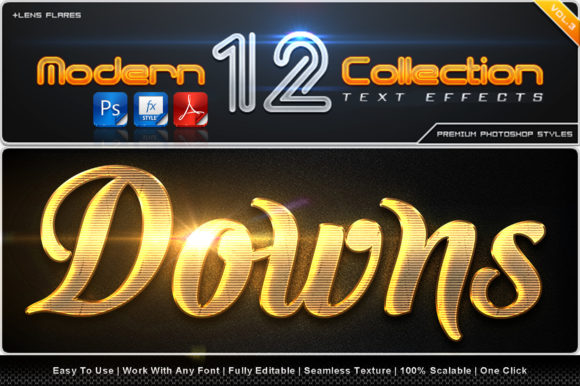 Modern Collection Text Effect Styles 37: A Professional Tool for Creative Text Enhancement