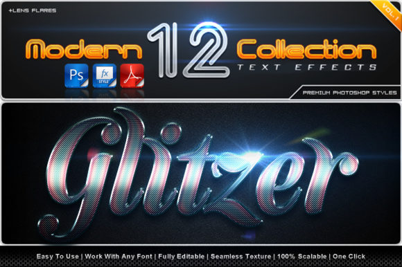 Modern Collection Text Effect Styles 5: Enhancing Visuals with Premium Text Effects