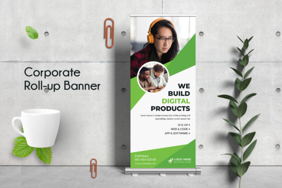 Multipurpose Roll-up Banner Design Template