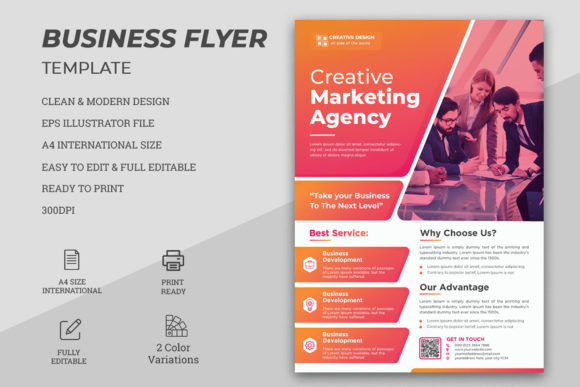 New Corporate Business Flyer Template for Professional Branding