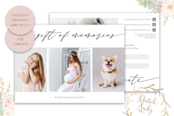 PSD Photo Gift Card Template 56: A Strategic Workflow Tool for Custom Gifting