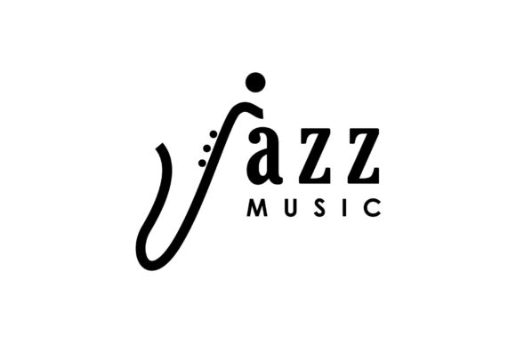 Saxophone Jazz Music Letter J Simple