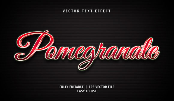 Text Effect - Pomegranate Text Style: A Practical Evaluation