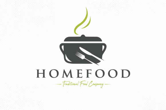 Traditional Food Vector Logo Template