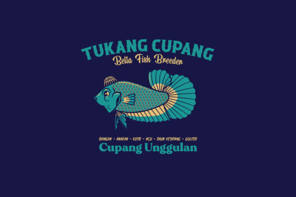 Tukang Cupang Logo Template for Brand Identity